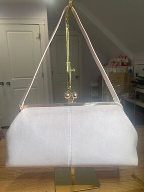 a new day Pale Pink Frame-Top Shoulder Clutch